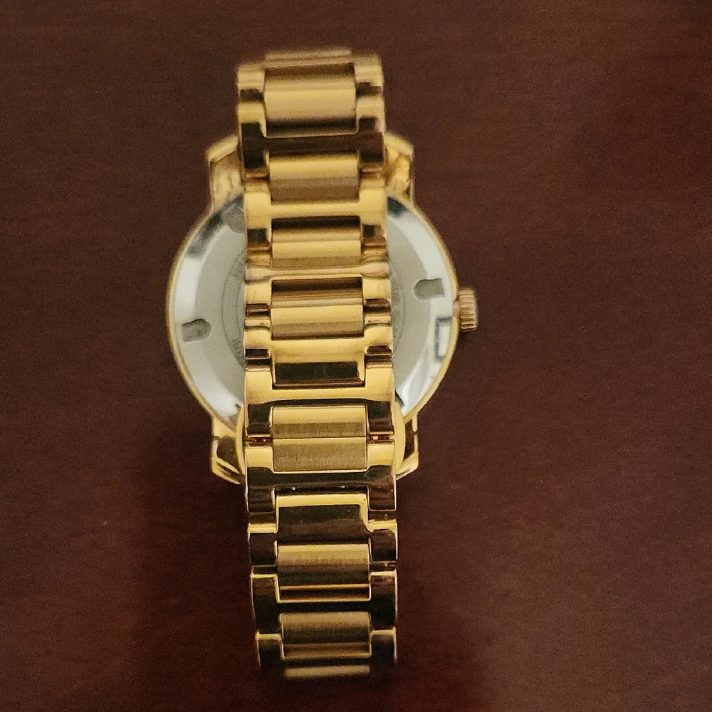 Gold tone Movado BOLD Watch - Picture 4 of 5